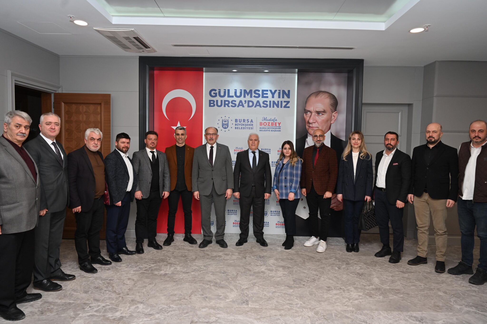 Bursa Büyükşehir Belediye Başkanı Mustafa Bozbey‘i Ziyaret Ettik