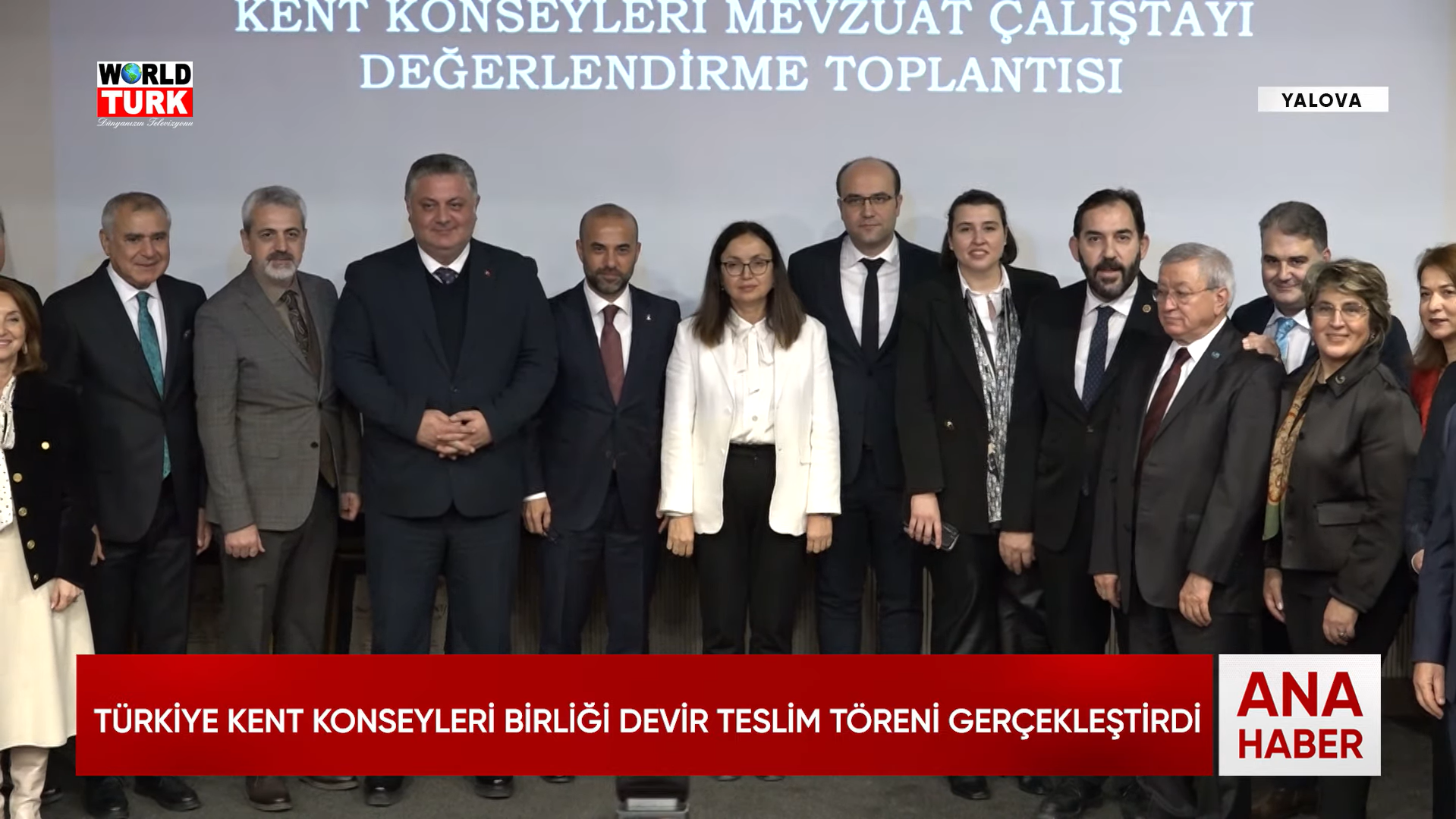 TÜRKİYE KENT KONSEYLERİ BİRLİĞİ DEVİR TESLİM TÖRENİ GERÇEKLEŞTİRİLDİ!